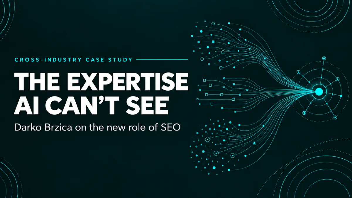 The Expertise AI Can’t See cross-industry case study, showing information signals becoming a discoverable entity
